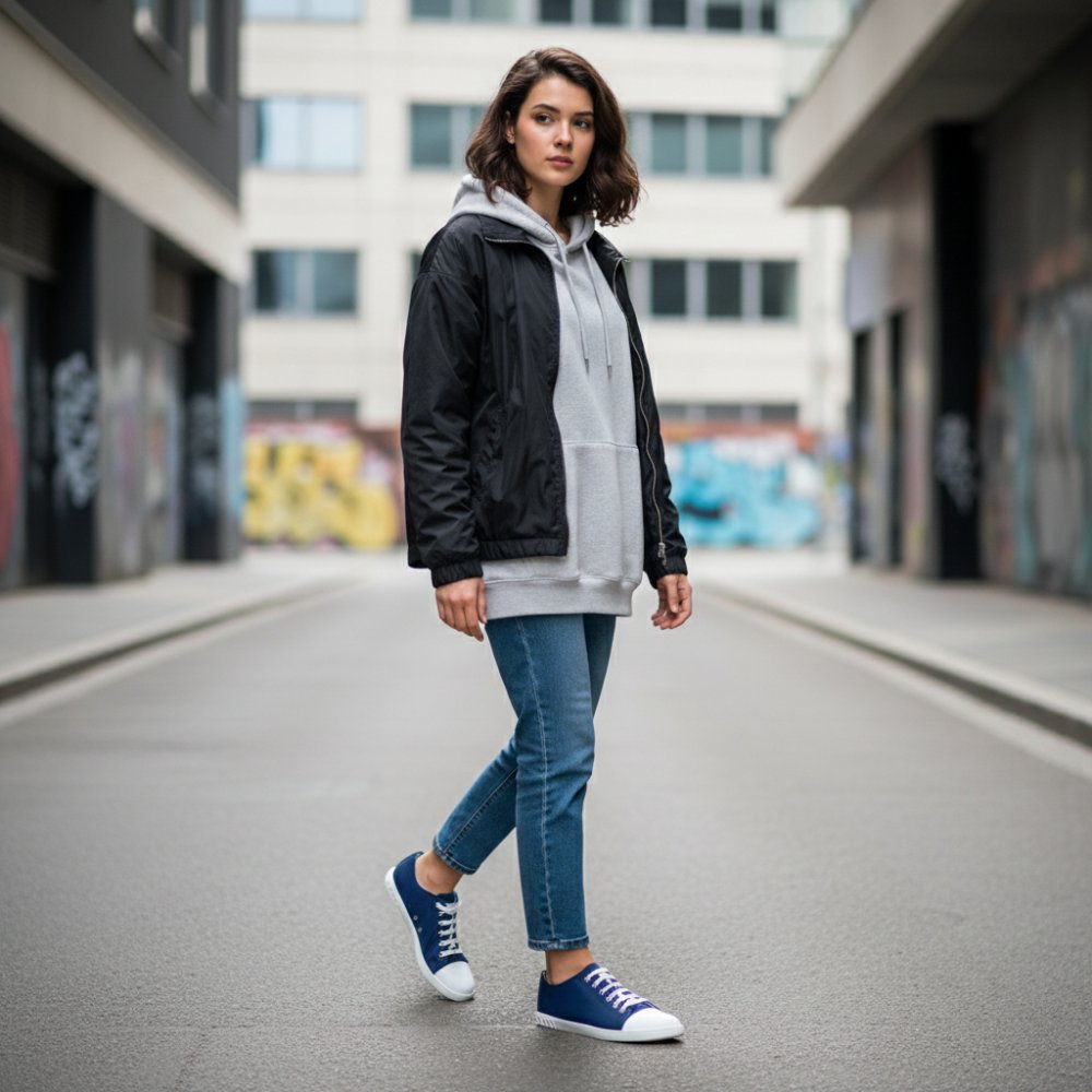 Chuqqs nízka modrá