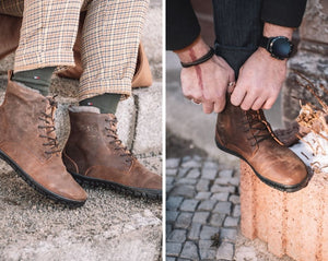 Starostlivosť o vaše vonkajšie topánky na bosé nohy vyrobené z tukovej kože