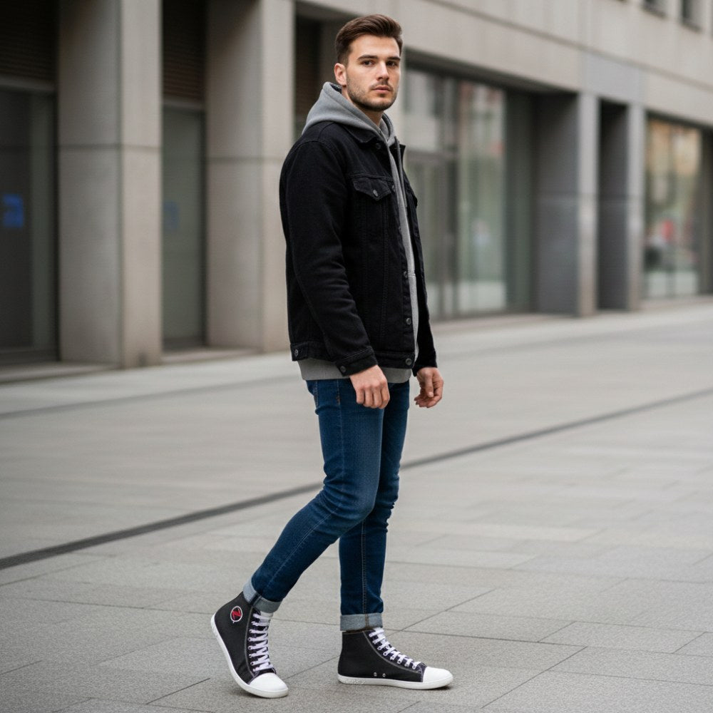 Chuqqs denim čierny