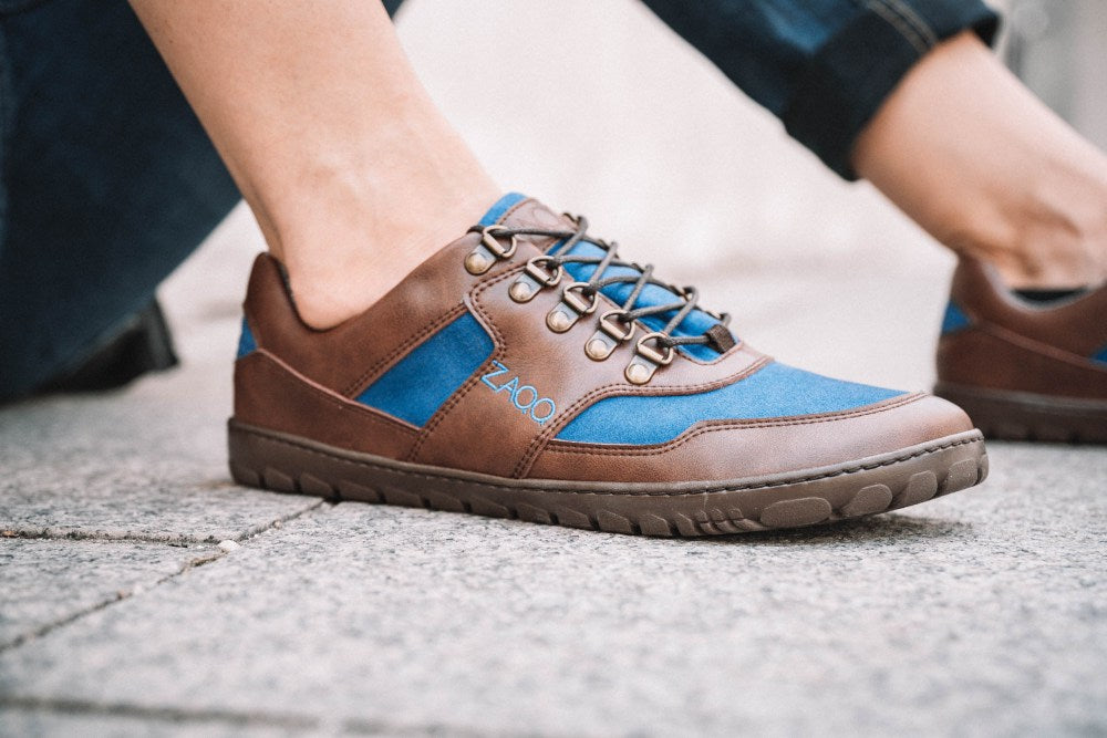 Hiqe nízko hnedá modrá nepremokavá