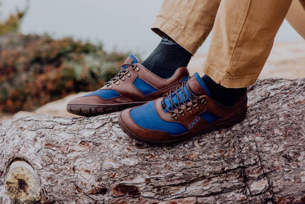 Hiqe nízko hnedá modrá nepremokavá