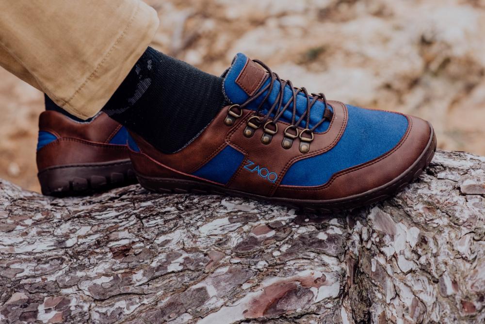 Hiqe nízko hnedá modrá nepremokavá