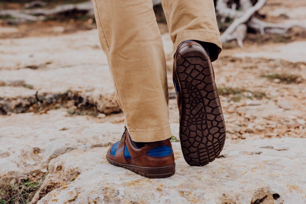 Hiqe nízko hnedá modrá nepremokavá