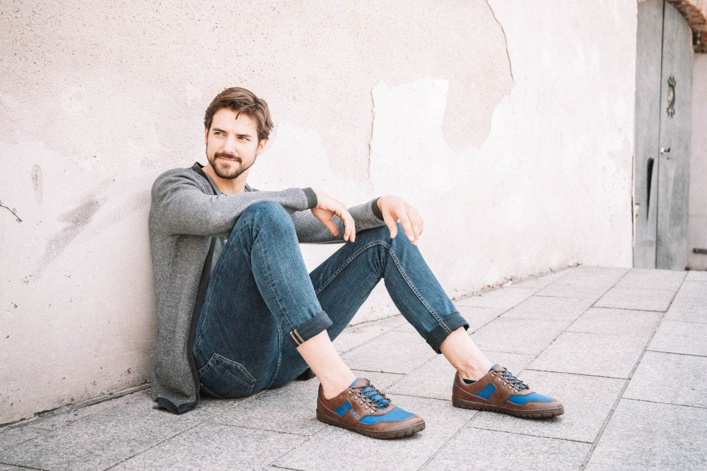 Hiqe nízko hnedá modrá nepremokavá