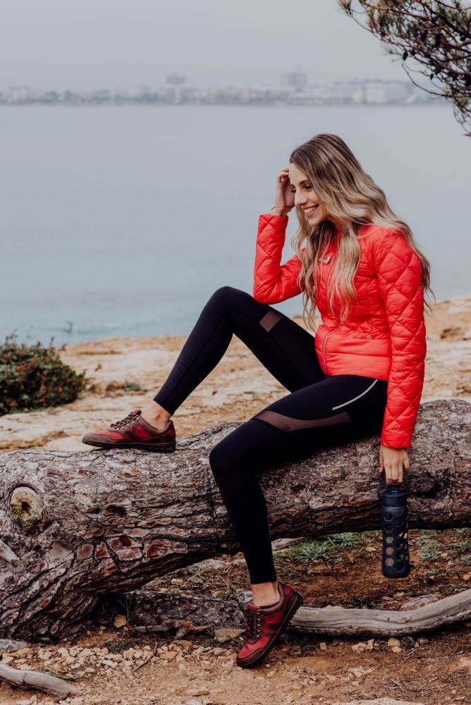 Hiqe nízky vegánsky ťavový červený vodotesný