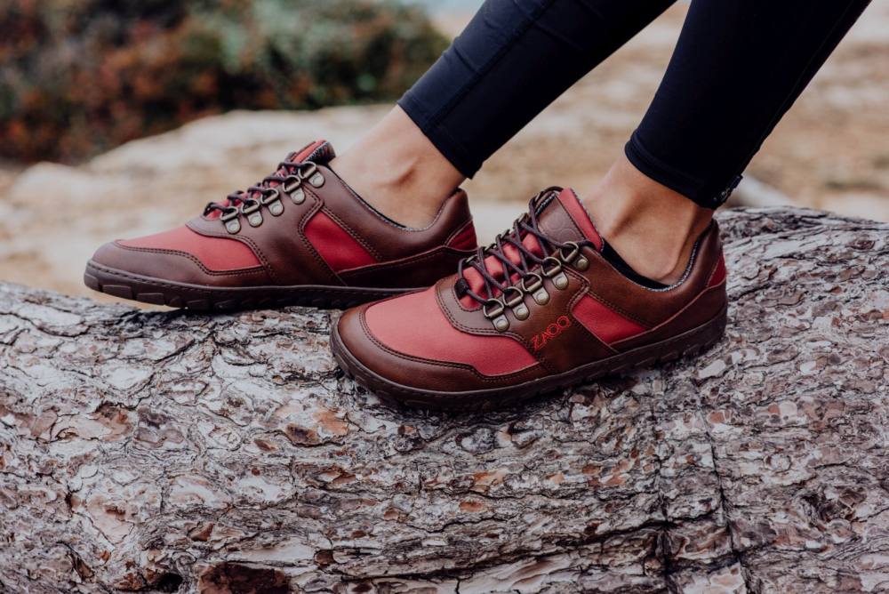 Hiqe nízky vegánsky ťavový červený vodotesný