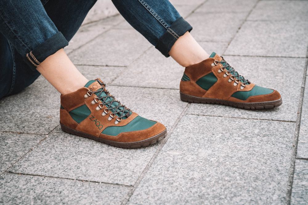 Hiqe Mid hnedo zelená vodotesná