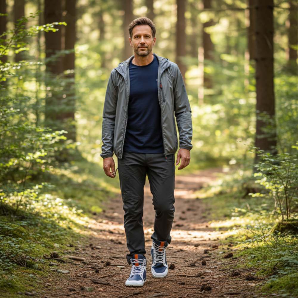 Q2 modrá biela nepremokavá