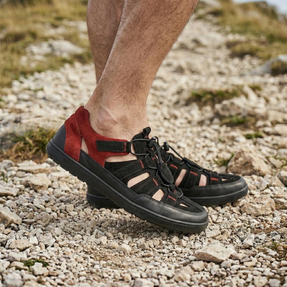 Qerry čierna červená