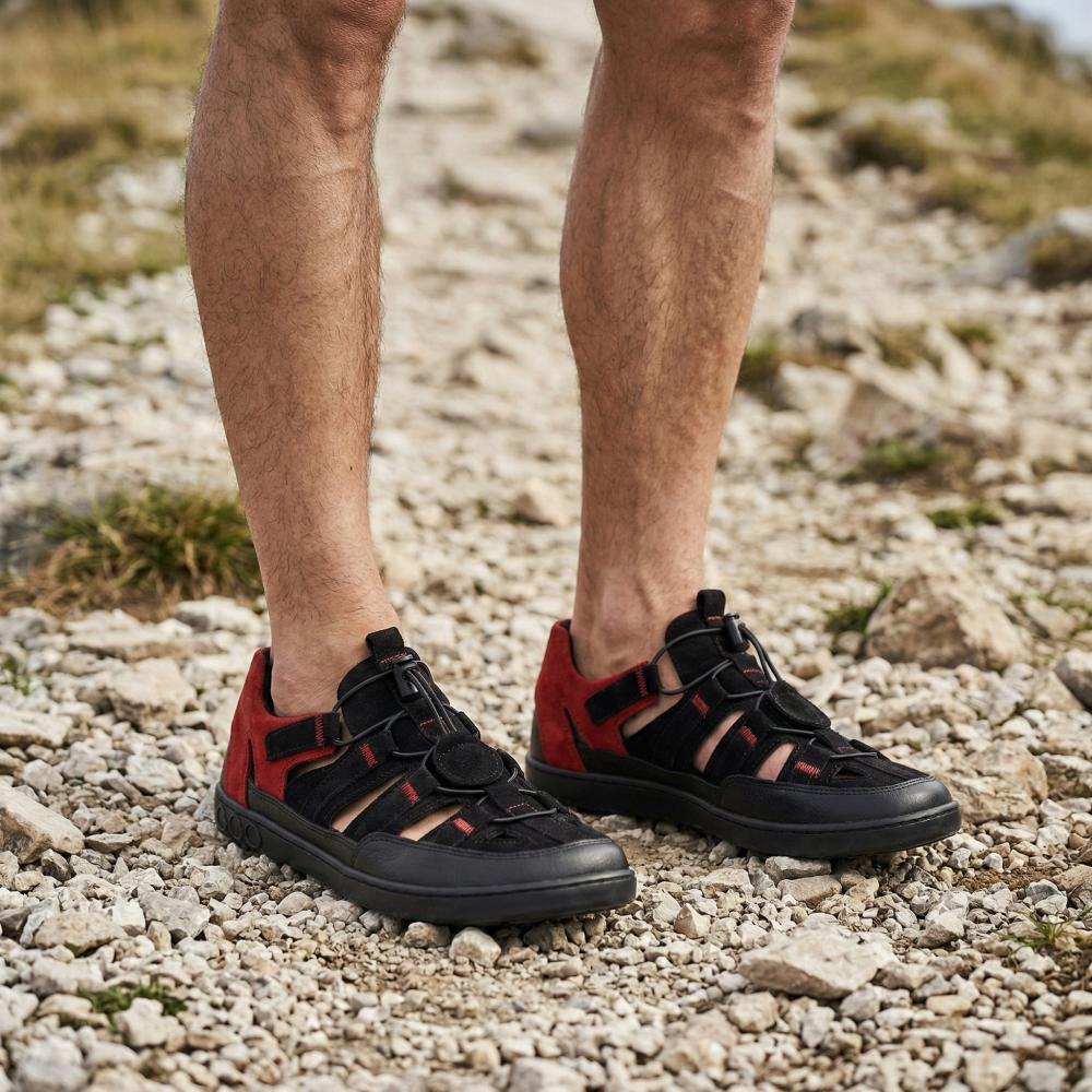 Qerry čierna červená